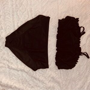 SHEIN Black Kids Swim Bikini